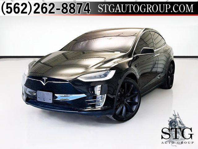 used 2018 Tesla Model X car, priced at $28,420