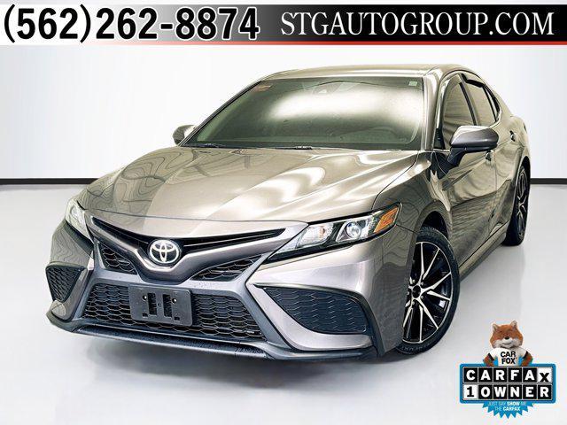 used 2021 Toyota Camry car, priced at $21,488