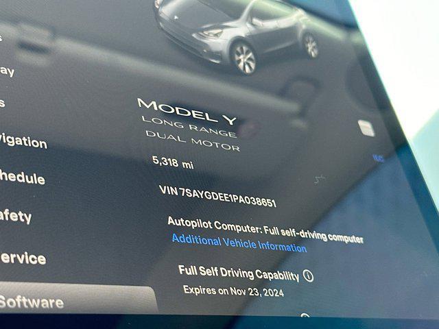 used 2023 Tesla Model Y car, priced at $34,888