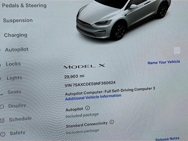 used 2022 Tesla Model X car, priced at $57,720