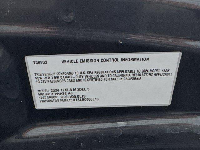 used 2024 Tesla Model 3 car, priced at $29,288
