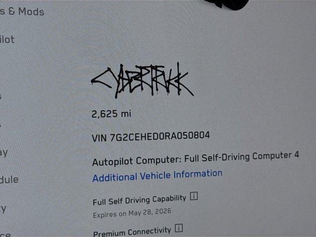 used 2024 Tesla Cybertruck car, priced at $77,995