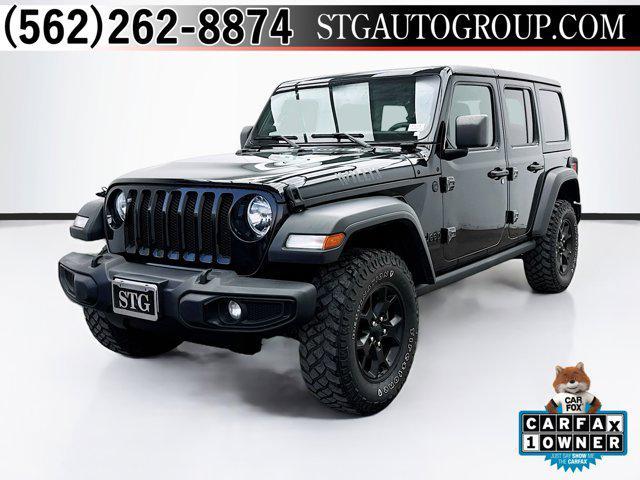 used 2021 Jeep Wrangler Unlimited car, priced at $32,888