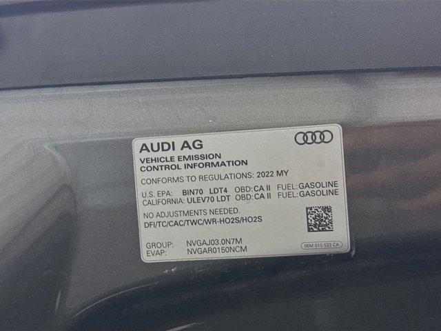 used 2022 Audi Q7 car, priced at $31,865