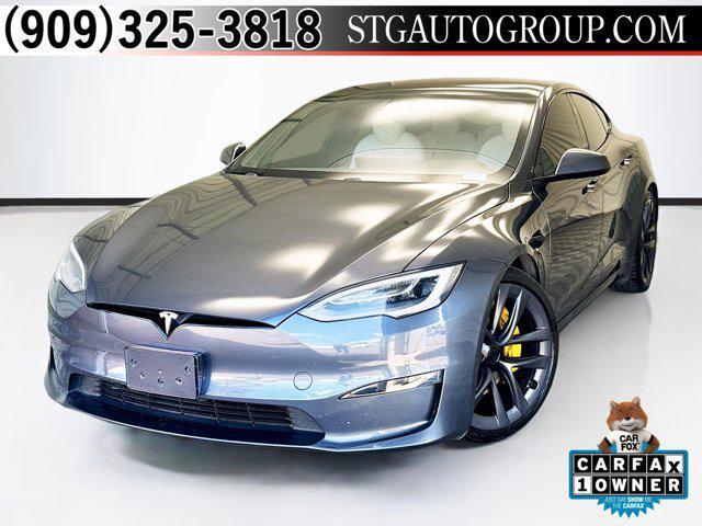 used 2021 Tesla Model S car, priced at $58,989