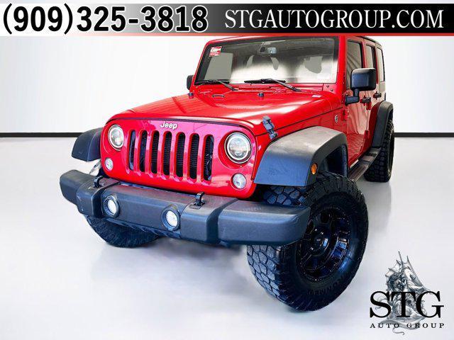 used 2018 Jeep Wrangler JK Unlimited car, priced at $21,016