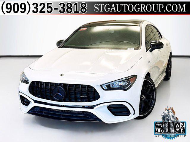 used 2022 Mercedes-Benz AMG CLA 45 car, priced at $44,444