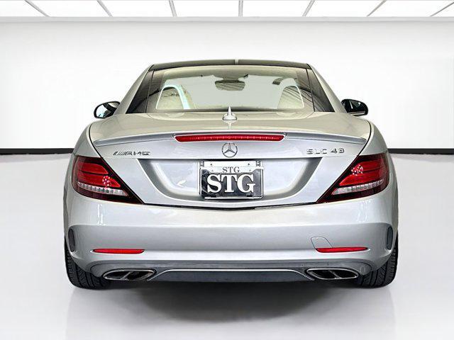 used 2017 Mercedes-Benz AMG SLC 43 car, priced at $27,598