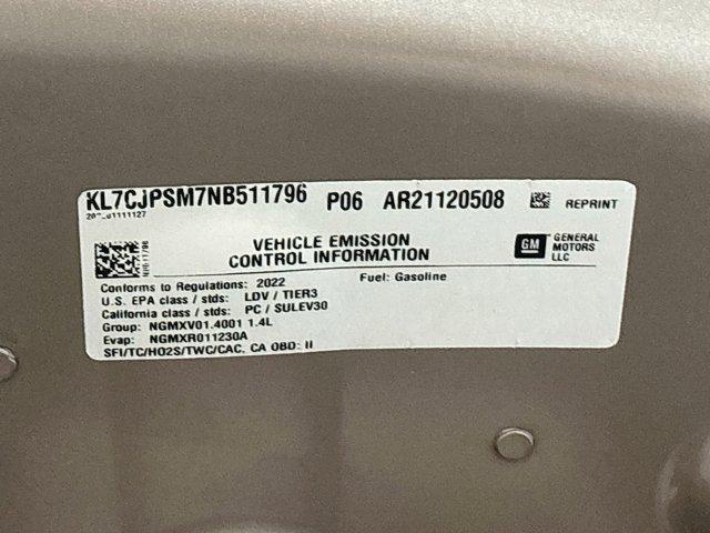 used 2022 Chevrolet Trax car, priced at $15,835