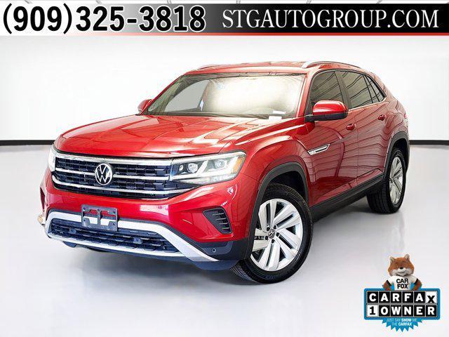 used 2021 Volkswagen Atlas Cross Sport car, priced at $21,888