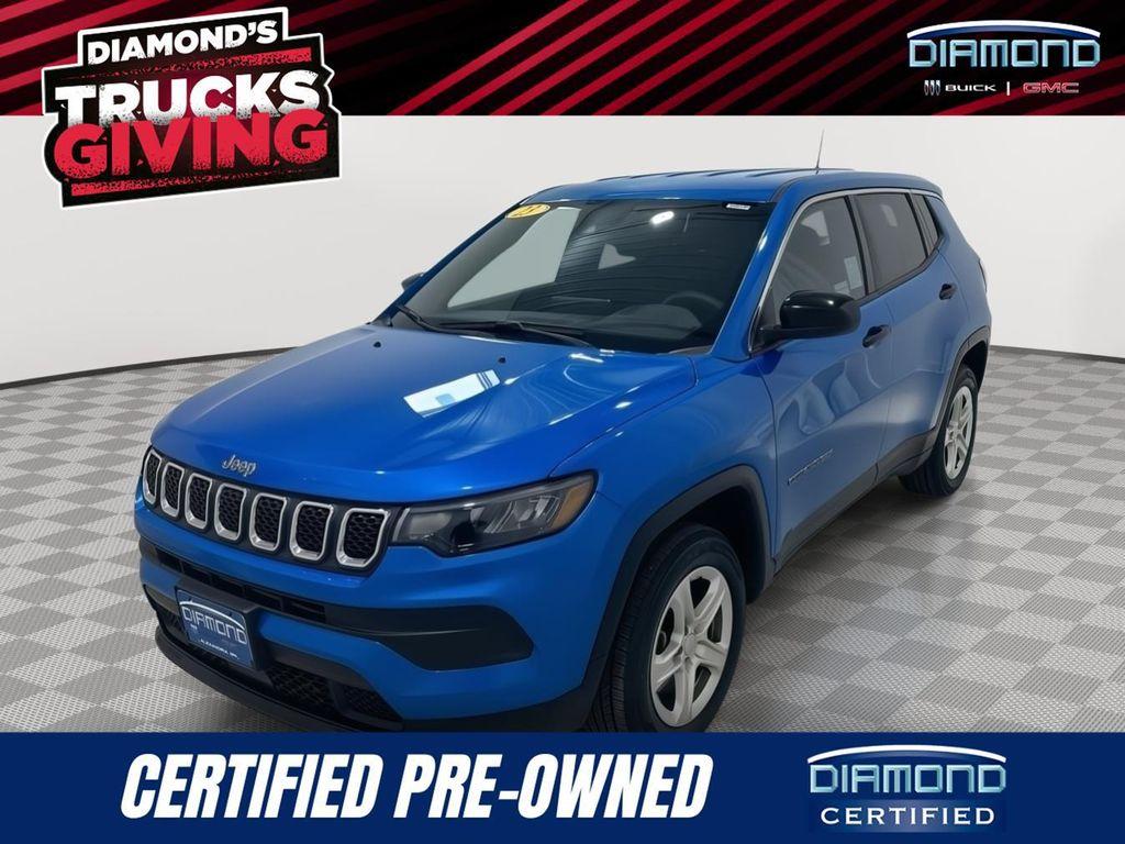 used 2023 Jeep Compass car, priced at $17,900