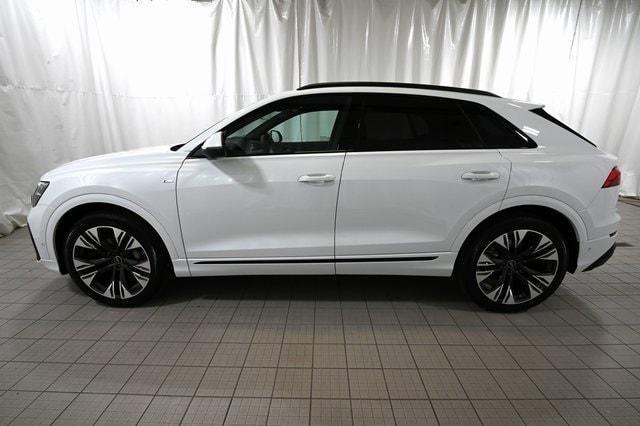 new 2025 Audi Q8 car, priced at $75,695