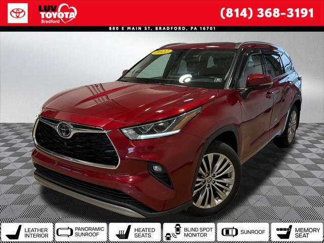 used 2022 Toyota Highlander car, priced at $44,802