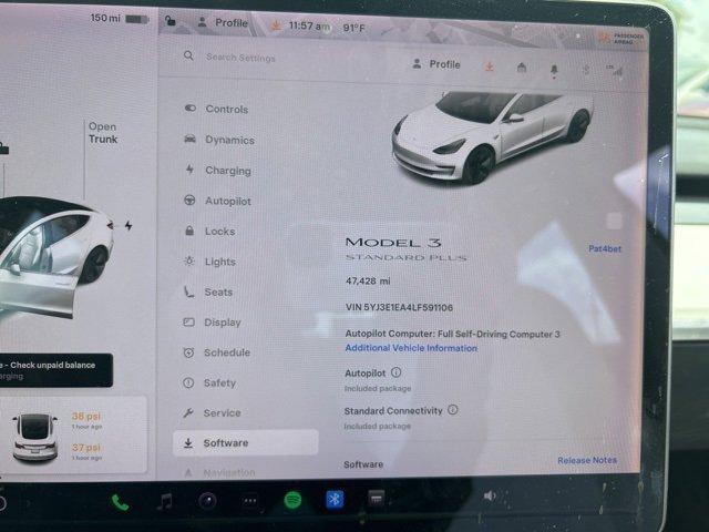 used 2020 Tesla Model 3 car, priced at $19,787