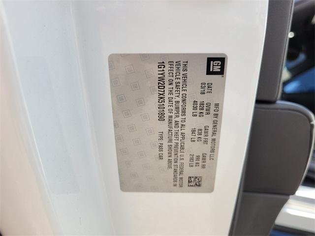 used 2019 Chevrolet Corvette car, priced at $49,988