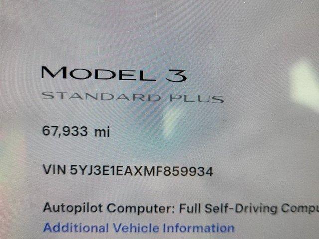 used 2021 Tesla Model 3 car, priced at $19,787