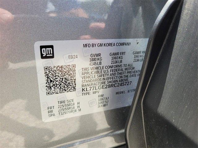 used 2024 Chevrolet Trax car, priced at $22,338
