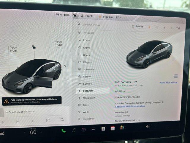 used 2020 Tesla Model 3 car, priced at $17,987