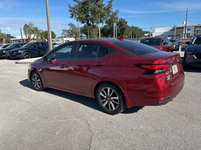 used 2021 Nissan Versa car, priced at $12,000