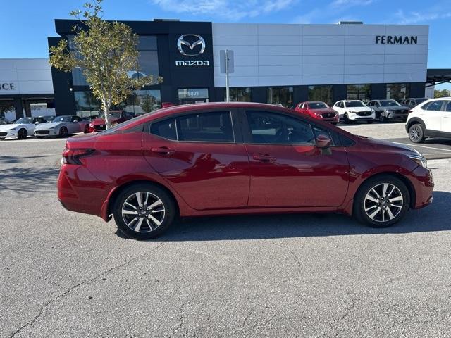 used 2021 Nissan Versa car, priced at $12,000