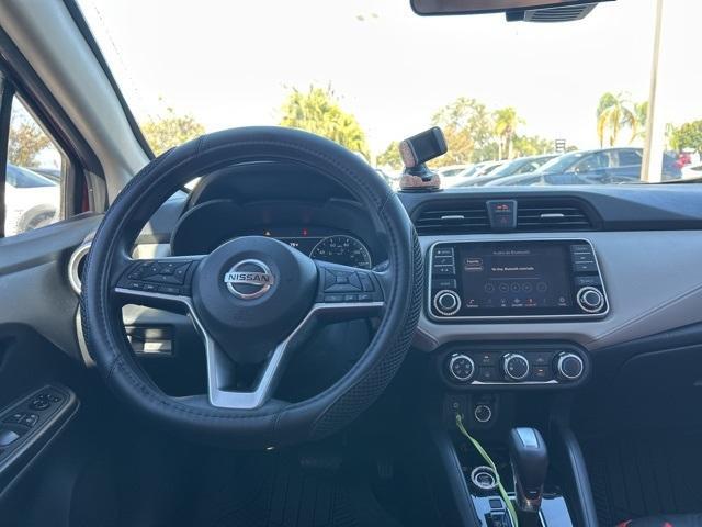 used 2021 Nissan Versa car, priced at $12,000