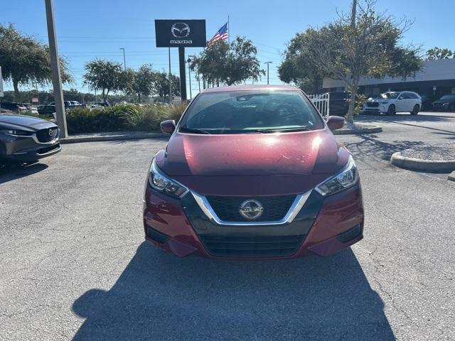 used 2021 Nissan Versa car, priced at $12,000