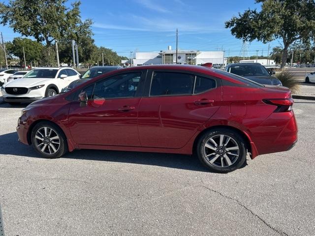 used 2021 Nissan Versa car, priced at $12,000