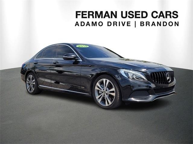 used 2018 Mercedes-Benz C-Class car, priced at $12,888