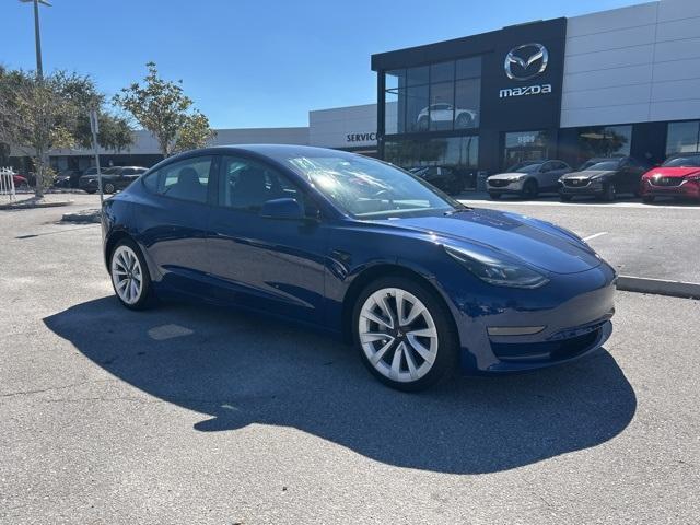 used 2022 Tesla Model 3 car, priced at $23,987