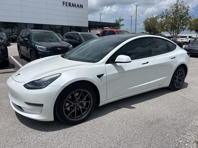used 2021 Tesla Model 3 car, priced at $19,787