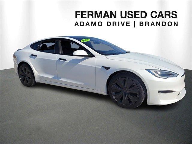 used 2021 Tesla Model S car, priced at $55,688