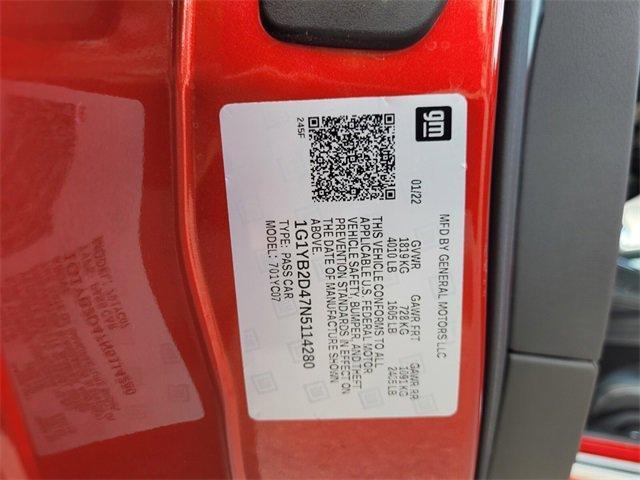 used 2022 Chevrolet Corvette car, priced at $64,988