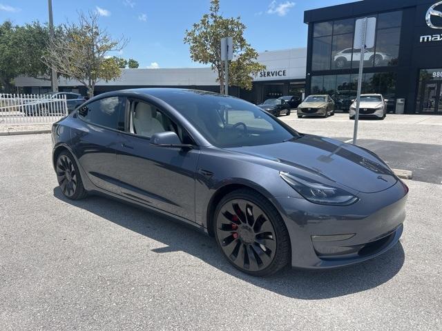 used 2023 Tesla Model 3 car, priced at $28,987