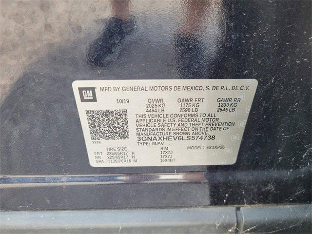used 2020 Chevrolet Equinox car, priced at $17,488