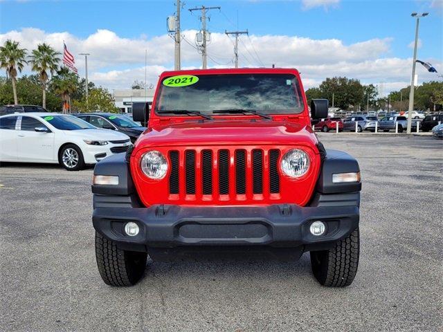 used 2021 Jeep Wrangler Unlimited car, priced at $26,988