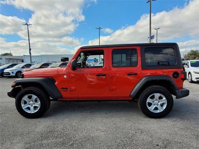 used 2021 Jeep Wrangler Unlimited car, priced at $26,988