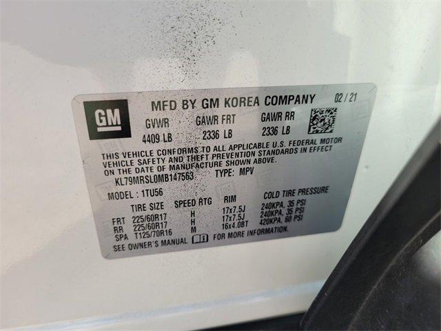 used 2021 Chevrolet TrailBlazer car, priced at $19,988