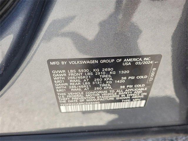 used 2024 Volkswagen Atlas car, priced at $41,588