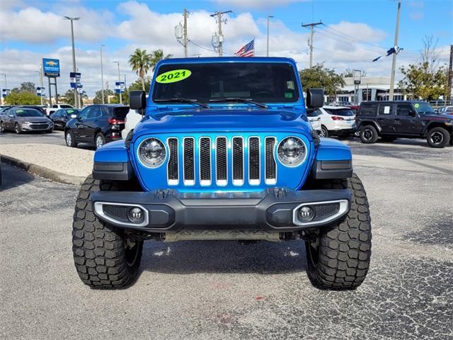 used 2021 Jeep Wrangler Unlimited car, priced at $28,988