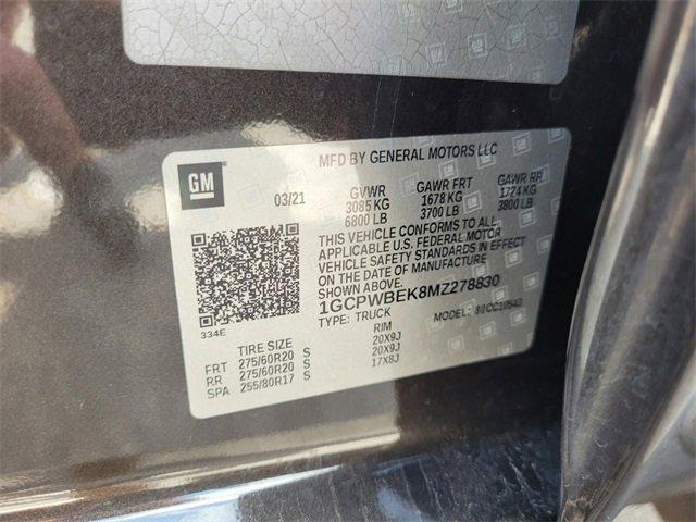 used 2021 Chevrolet Silverado 1500 car, priced at $23,987