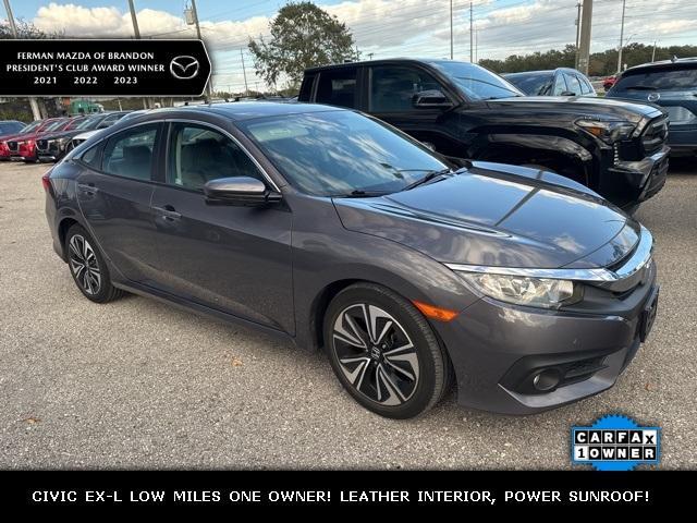 used 2017 Honda Civic car, priced at $18,487