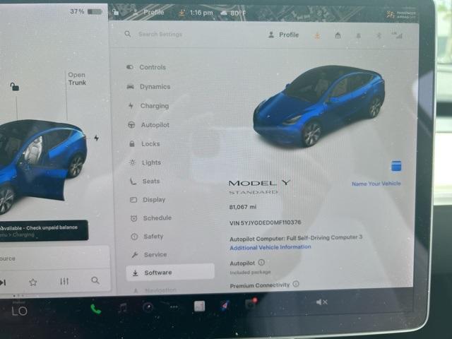 used 2021 Tesla Model Y car, priced at $19,787