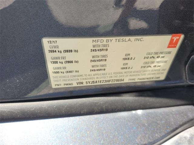 used 2017 Tesla Model S car, priced at $25,987