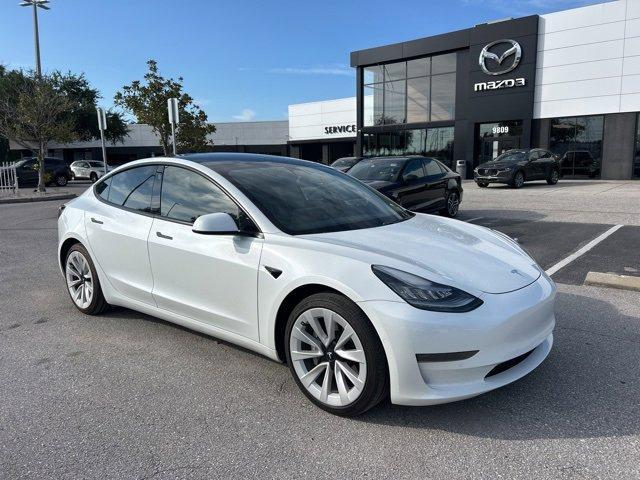 used 2021 Tesla Model 3 car, priced at $18,987