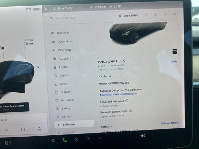 used 2018 Tesla Model 3 car, priced at $19,787