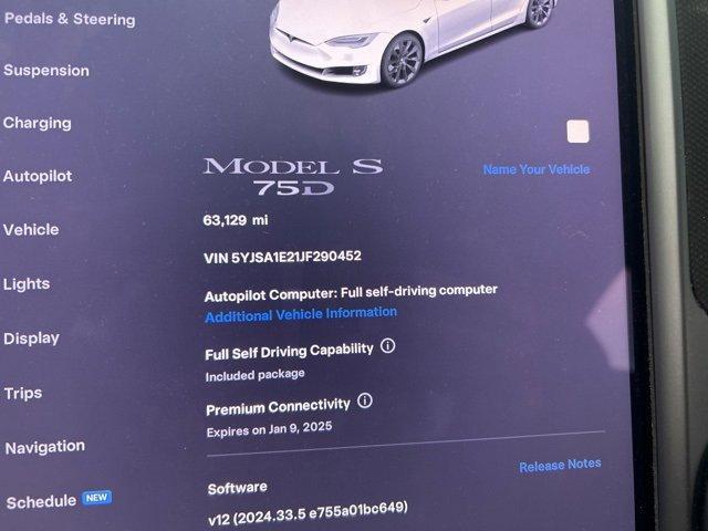 used 2018 Tesla Model S car, priced at $27,987