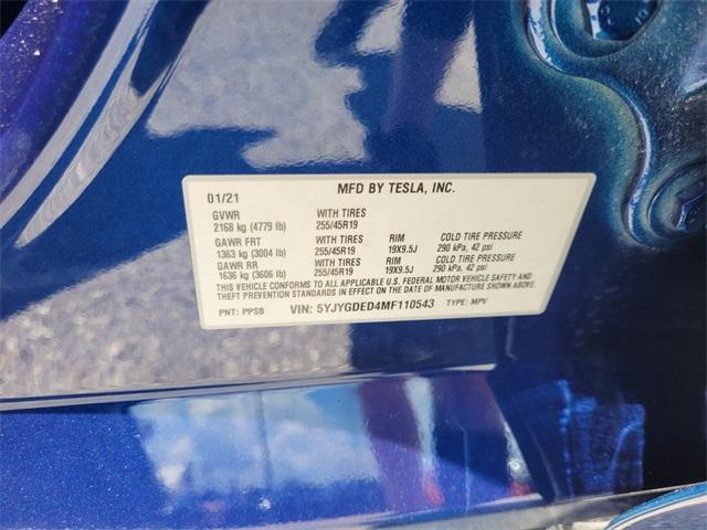 used 2021 Tesla Model Y car, priced at $19,787