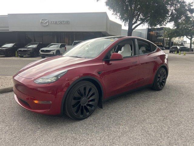 used 2025 Tesla Model Y car, priced at $43,987