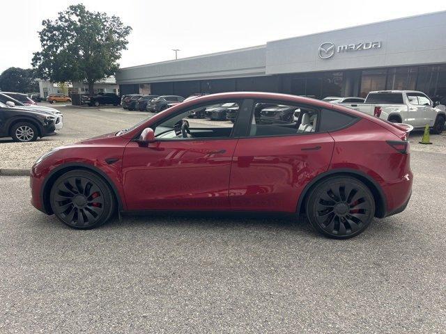 used 2025 Tesla Model Y car, priced at $43,987