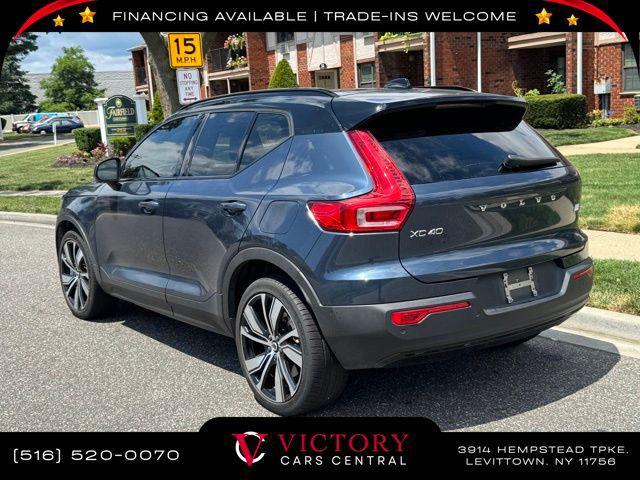used 2022 Volvo XC40 Recharge Pure Electric car, priced at $23,995